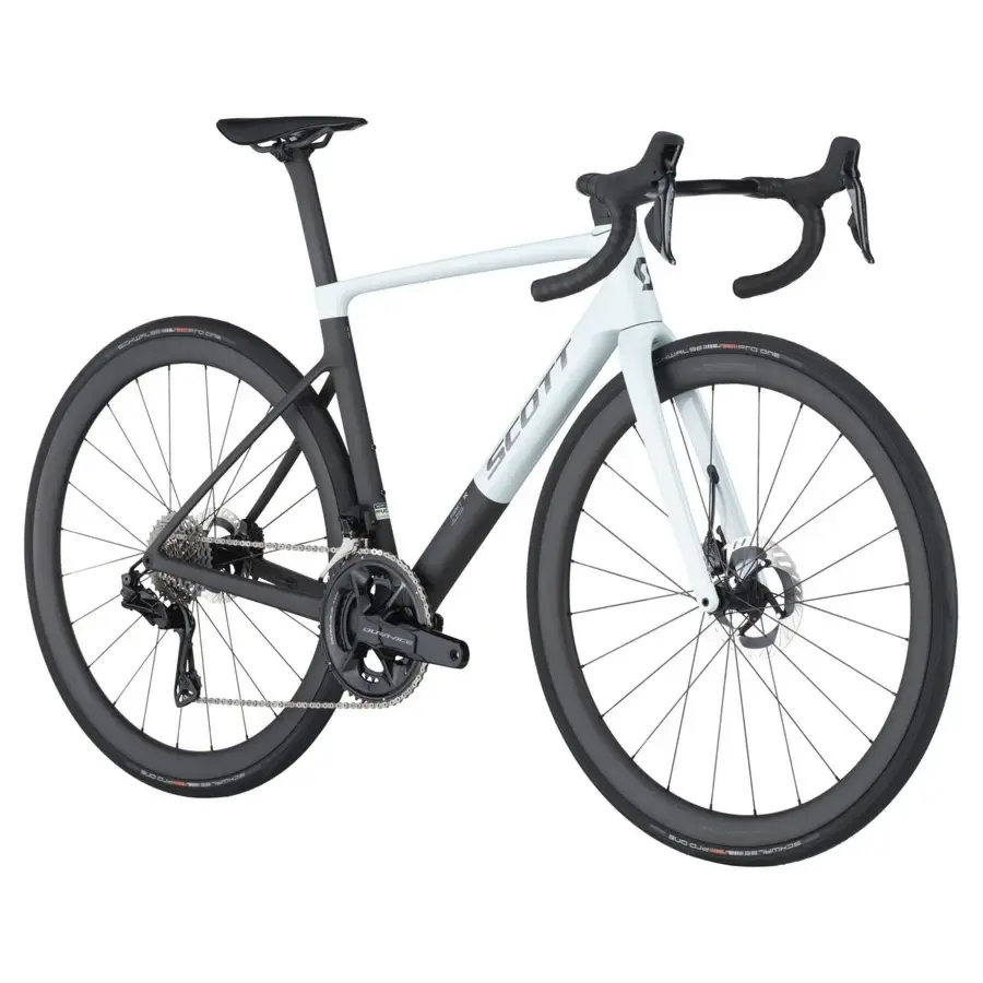 A Bicicleta SCOTT Addict RC PRO desafia a gravidade e eleva o desempenho, esta é a nossa bicicleta de corrida de fábrica mais leve de sempre.