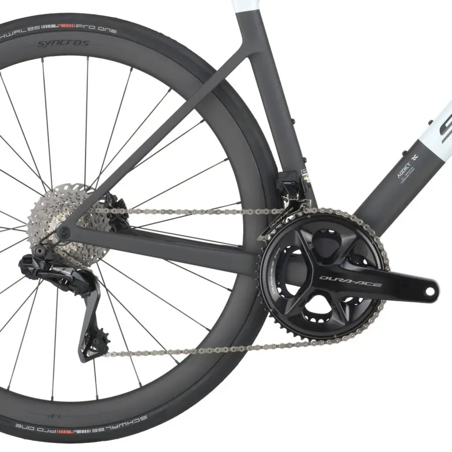 A Bicicleta SCOTT Addict RC PRO desafia a gravidade e eleva o desempenho, esta é a nossa bicicleta de corrida de fábrica mais leve de sempre.
