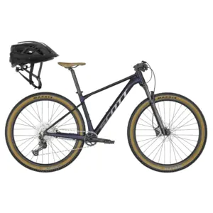 BICICLETA SCOTT SCALE 965 BLUE COM CAPACETE BICICLETA SCOTT SCALE 965 BLUE COM CAPACETE
