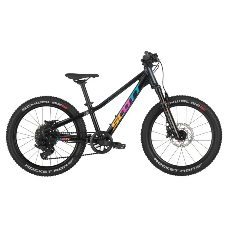 A Bicicleta SCOTT Scale RC 200 é uma bicicleta de montanha infantil com quadro compacto, rodas de 20", oferecendo estabilidade e condução suave.