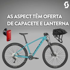 SCOTT Aspect com Capacete e Lanterna