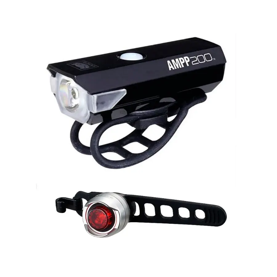 PACK LANTERNAS CATEYE AMPP200 E ORB FRENTE E TRÁS