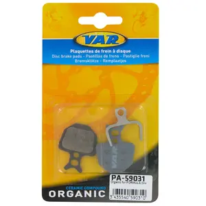 PASTILHAS ORGÂNICAS DE TRAVÃO DE DISCO VAR P/FORMULA ORO