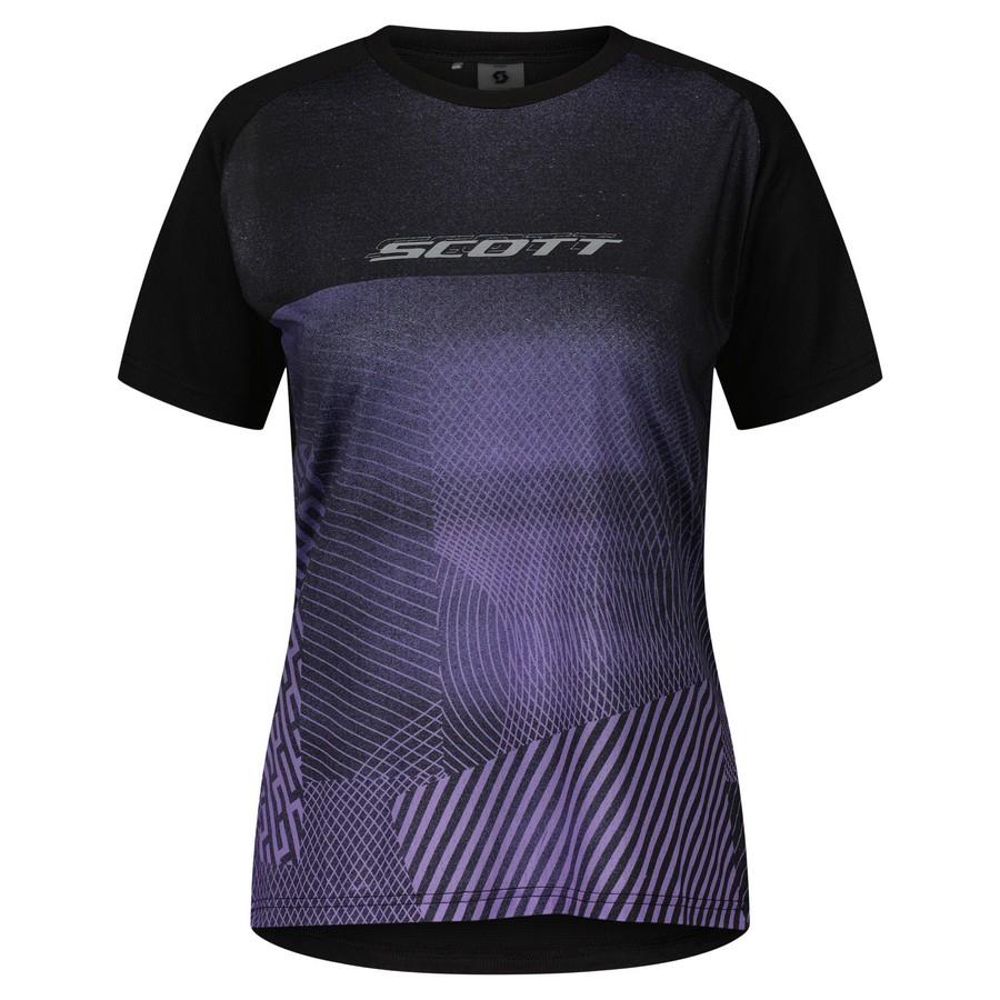 T-SHIRT SCOTT SENHORA TRAIL TUNED MANGA CURTA