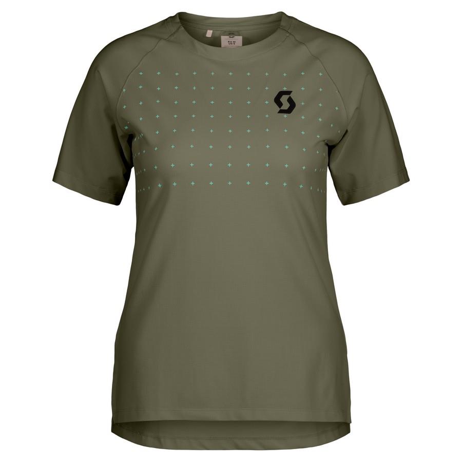 T-SHIRT SCOTT SENHORA TRAIL VERTIC PRO MANGA CURTA